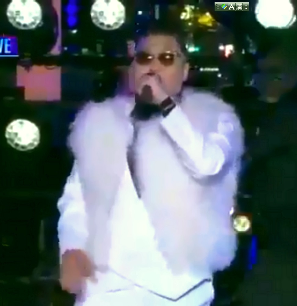 K-Pop performer, Psy.